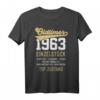 61 Jahre Oldtimer 1963 Einzelstück Vintage Geburtstags T-Shirt – Perfekt als Überraschung und Party-Outfit für 61-Jährige