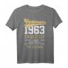 61 Jahre Oldtimer 1963 Einzelstück Vintage Geburtstags T-Shirt – Perfekt als Überraschung und Party-Outfit für 61-Jährige