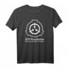 HapDuck SCP Foundation T-Shirt mit Logo - Secure, Contain, & Protect Geschenk für Sci-Fi Fans