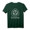 HapDuck SCP Foundation T-Shirt mit Logo - Secure, Contain, & Protect Geschenk für Sci-Fi Fans