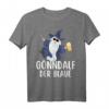 Gönndalf Der Blaue T-Shirt - Originelles Wiesn Outfit für Oktoberfest & Malle Partys, Klassisch geschnitten, Perfektes Geschenk