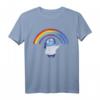 HapDuck Inside Out Sadness Rainbow Graphic T-Shirt - Künstlerisches Cartoon Design, Officially Licensed