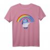 HapDuck Inside Out Sadness Rainbow Graphic T-Shirt - Künstlerisches Cartoon Design, Officially Licensed