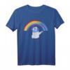 HapDuck Inside Out Sadness Rainbow Graphic T-Shirt - Künstlerisches Cartoon Design, Officially Licensed