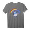 HapDuck Inside Out Sadness Rainbow Graphic T-Shirt - Künstlerisches Cartoon Design, Officially Licensed