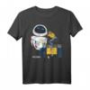 HapDuck Pixar Wall-E Eve Weihnachten Light Wrap T-Shirt - Offiziell lizenzierte Pixar Fanartikel
