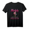 Mädels Egal Was Passiert Pegel Halten - Damen JGA Flamingo T-Shirt für Mädelsabend, Mädelstrip & Party-Gruppenoutfit