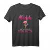 Mädels Egal Was Passiert Pegel Halten - Damen JGA Flamingo T-Shirt für Mädelsabend, Mädelstrip & Party-Gruppenoutfit
