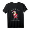 HapDuck Donald Duck als Santa Weihnachts T-Shirt - Lustiges Disney Holiday Shirt für Kinder und Erwachsene