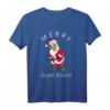 HapDuck Donald Duck als Santa Weihnachts T-Shirt - Lustiges Disney Holiday Shirt für Kinder und Erwachsene