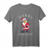 HapDuck Donald Duck als Santa Weihnachts T-Shirt - Lustiges Disney Holiday Shirt für Kinder und Erwachsene