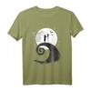 HapDuck The Nightmare Before Christmas Jack and Sally T-Shirt - Offiziell Lizenziertes Halloween- und Tim Burton-Merchandise