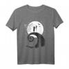 HapDuck The Nightmare Before Christmas Jack and Sally T-Shirt - Offiziell Lizenziertes Halloween- und Tim Burton-Merchandise