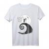 HapDuck The Nightmare Before Christmas Jack and Sally T-Shirt - Offiziell Lizenziertes Halloween- und Tim Burton-Merchandise