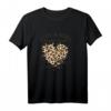 Nur Ein Mädchen, Das Leopardenmuster Mag - Trendiges T-Shirt für Frauen und Mädchen, Leopard Print Design mit Herz