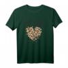 Nur Ein Mädchen, Das Leopardenmuster Mag - Trendiges T-Shirt für Frauen und Mädchen, Leopard Print Design mit Herz