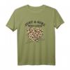 Nur Ein Mädchen, Das Leopardenmuster Mag - Trendiges T-Shirt für Frauen und Mädchen, Leopard Print Design mit Herz