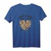 Nur Ein Mädchen, Das Leopardenmuster Mag - Trendiges T-Shirt für Frauen und Mädchen, Leopard Print Design mit Herz