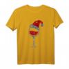 Christmas Wine Shirt mit Glas Rotwein und Weihnachtsmütze – Lustiges Festtags-Design für Weinliebhaber als Weihnachtsgeschenk