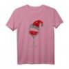 Christmas Wine Shirt mit Glas Rotwein und Weihnachtsmütze – Lustiges Festtags-Design für Weinliebhaber als Weihnachtsgeschenk