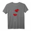Christmas Wine Shirt mit Glas Rotwein und Weihnachtsmütze – Lustiges Festtags-Design für Weinliebhaber als Weihnachtsgeschenk
