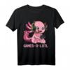 Gamesolotl Axolotl als Gamer mit Headset - Süßes Anime Kawaii T-Shirt für Zocker und Tierliebhaber