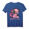 Gamesolotl Axolotl als Gamer mit Headset - Süßes Anime Kawaii T-Shirt für Zocker und Tierliebhaber