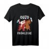 Lustiges Ouzo Weihnachts-Langarmshirt für Griechenland Fans – Fröhliche Weihnachten mit griechischem Humor