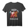 Lustiges Ouzo Weihnachts-Langarmshirt für Griechenland Fans – Fröhliche Weihnachten mit griechischem Humor