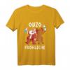 Lustiges Ouzo Weihnachts-Langarmshirt für Griechenland Fans – Fröhliche Weihnachten mit griechischem Humor