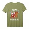 Lustiges Ouzo Weihnachts-Langarmshirt für Griechenland Fans – Fröhliche Weihnachten mit griechischem Humor