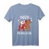 Lustiges Ouzo Weihnachts-Langarmshirt für Griechenland Fans – Fröhliche Weihnachten mit griechischem Humor