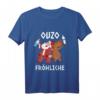 Lustiges Ouzo Weihnachts-Langarmshirt für Griechenland Fans – Fröhliche Weihnachten mit griechischem Humor