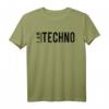 I Am Techno - Rave & Festival T-Shirt in High Tech Minimal Design mit Glitch Look für elektronische Musikfans