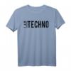 I Am Techno - Rave & Festival T-Shirt in High Tech Minimal Design mit Glitch Look für elektronische Musikfans