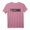 I Am Techno - Rave & Festival T-Shirt in High Tech Minimal Design mit Glitch Look für elektronische Musikfans