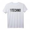 I Am Techno - Rave & Festival T-Shirt in High Tech Minimal Design mit Glitch Look für elektronische Musikfans