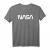 Vintage NASA Worm Logo T-Shirt – Raumfahrt & Galaxie Design für Science Fiction Fans, Astronomen & Raumfahrt-Enthusiasten, Perfektes Geschenk