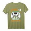 Level 14 Unlocked Official Teenager Gamer T-Shirt – Lustiges Geburtstagsshirt für 14-Jährige, Gamer, Retro & Vintage Design