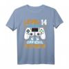 Level 14 Unlocked Official Teenager Gamer T-Shirt – Lustiges Geburtstagsshirt für 14-Jährige, Gamer, Retro & Vintage Design