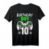 Birthday Boy 10 Videospiel Controller Gamer T-Shirt – Perfektes Geburtstagsgeschenk für kleine Gamer und Videospiel-Fans zum 10. Geburtstag