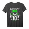 Birthday Boy 10 Videospiel Controller Gamer T-Shirt – Perfektes Geburtstagsgeschenk für kleine Gamer und Videospiel-Fans zum 10. Geburtstag