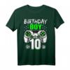 Birthday Boy 10 Videospiel Controller Gamer T-Shirt – Perfektes Geburtstagsgeschenk für kleine Gamer und Videospiel-Fans zum 10. Geburtstag