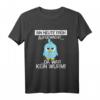 Früher Vogel Sarkasmus HapDuck Langschläfer T-Shirt – Witziges Geschenk für Nachteulen, Faulpelze und Geburtstagspartys