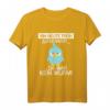 Früher Vogel Sarkasmus HapDuck Langschläfer T-Shirt – Witziges Geschenk für Nachteulen, Faulpelze und Geburtstagspartys