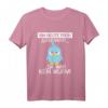 Früher Vogel Sarkasmus HapDuck Langschläfer T-Shirt – Witziges Geschenk für Nachteulen, Faulpelze und Geburtstagspartys
