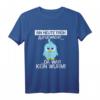 Früher Vogel Sarkasmus HapDuck Langschläfer T-Shirt – Witziges Geschenk für Nachteulen, Faulpelze und Geburtstagspartys