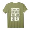 Wir mit Bier Party Spruch T-Shirt – Lustiges Geschenk für Bierliebhaber, Geburtstagsfeier, Junggesellenabschied & Alkohol Motto Party
