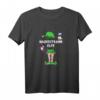 Damen Hackestramm Elfe Partnerlook Wein Saufen Weihnachten T-Shirt – Lustiges Festtagsoutfit für Weinliebhaberinnen & Partnerpaare
