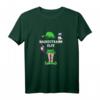 Damen Hackestramm Elfe Partnerlook Wein Saufen Weihnachten T-Shirt – Lustiges Festtagsoutfit für Weinliebhaberinnen & Partnerpaare